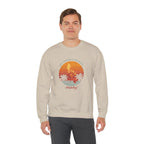 Filipino Crewneck Sweatshirt "Proud to Be Pinoy" Retro Sunset Pullover, Philippines Pride Apparel, Heritage Graphic Sweatshirt