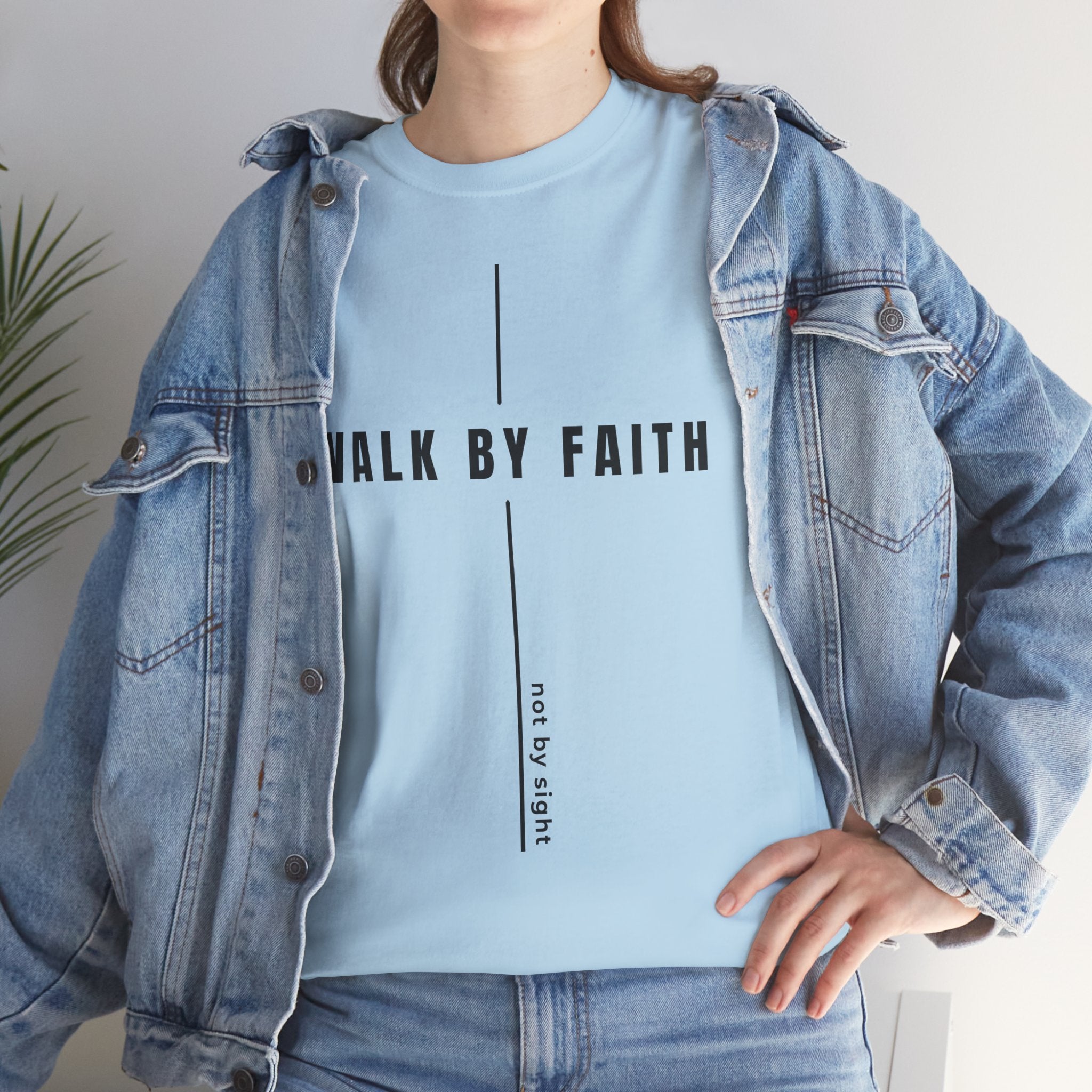 Christian 'Walk By Faith' Tee — Inspirational Faith T-Shirt