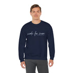Christian Crewneck Sweatshirt "Made For More" Ephesians 2:10 Pullover, Inspirational Scripture Apparel, Faith Graphic Sweatshirt