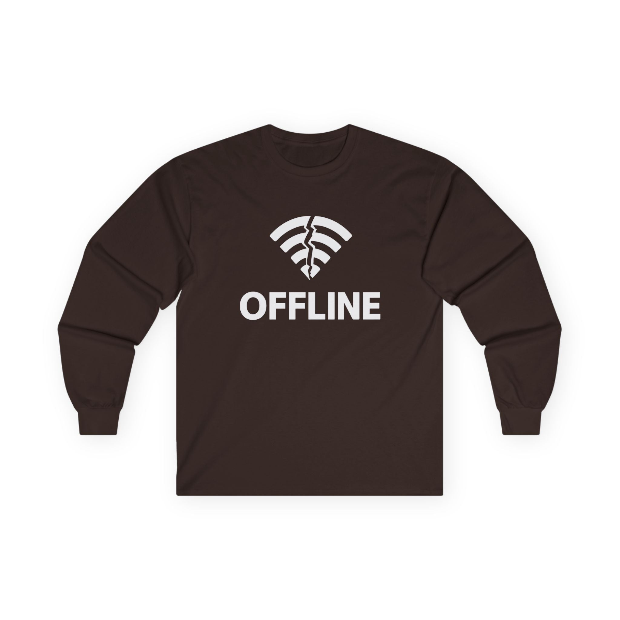 Offline Long Sleeve Christian Tee — ‘Go Into Your Room, Close the Door and Pray’ Graphic