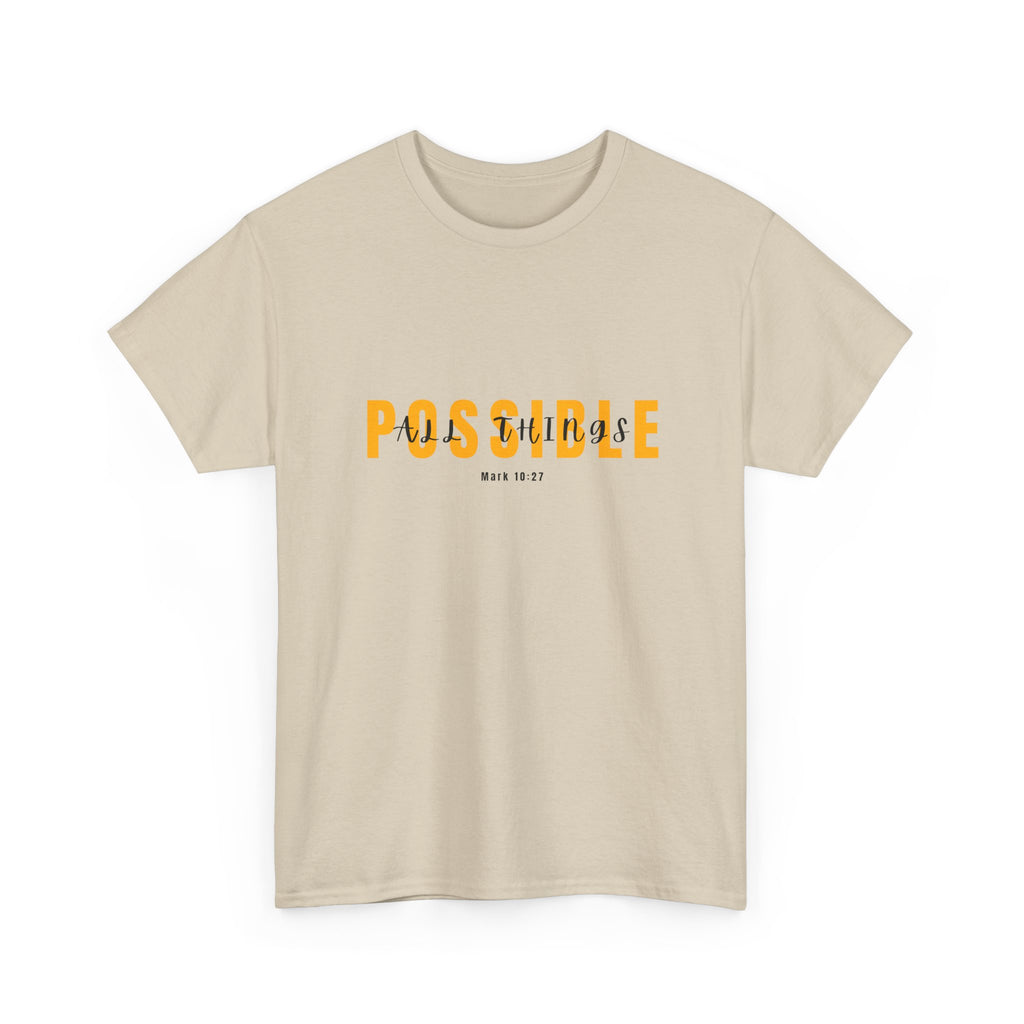 Possible T-Shirt — Inspirational "Possible" Graphic Tee (Optimism, Motivational Quote)