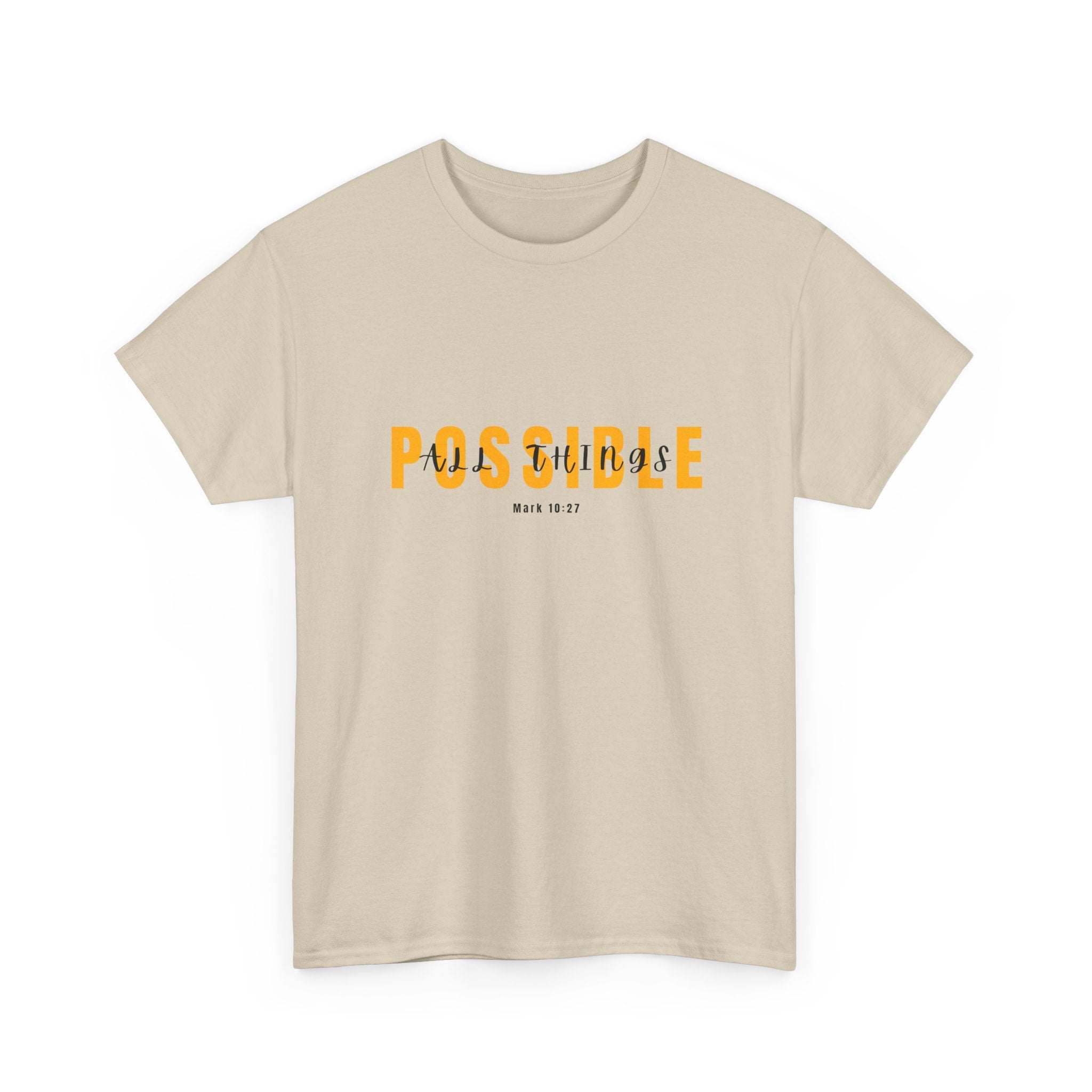 Possible T-Shirt — Inspirational "Possible" Graphic Tee (Optimism, Motivational Quote)