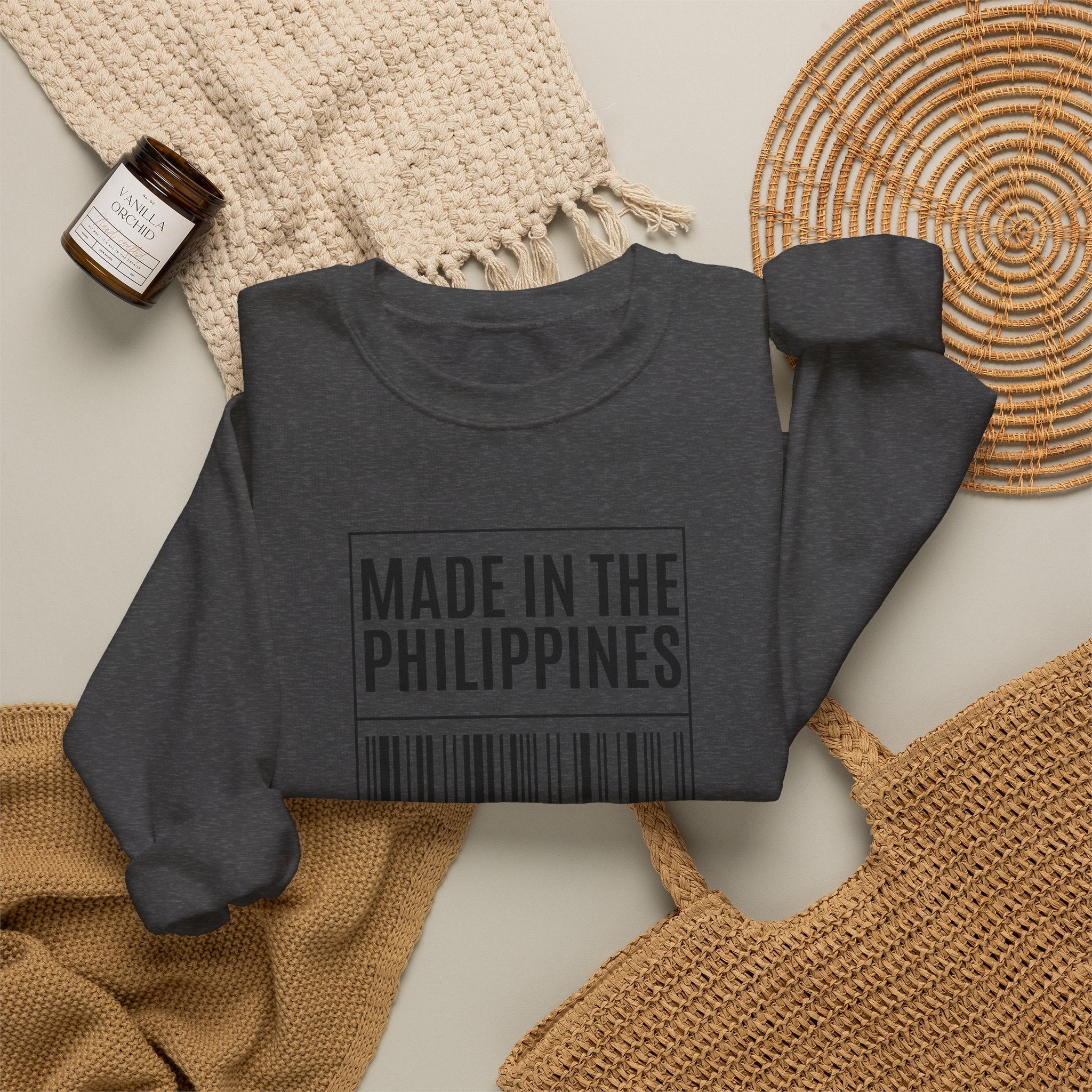 Made in the Philippines Sweatshirt — Barcode Pride Crewneck