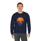 Filipino Crewneck Sweatshirt "Proud to Be Pinoy" Retro Sunset Pullover, Philippines Pride Apparel, Heritage Graphic Sweatshirt
