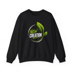 New Creation Sweatshirt – Christian Faith Green Leaf Crewneck