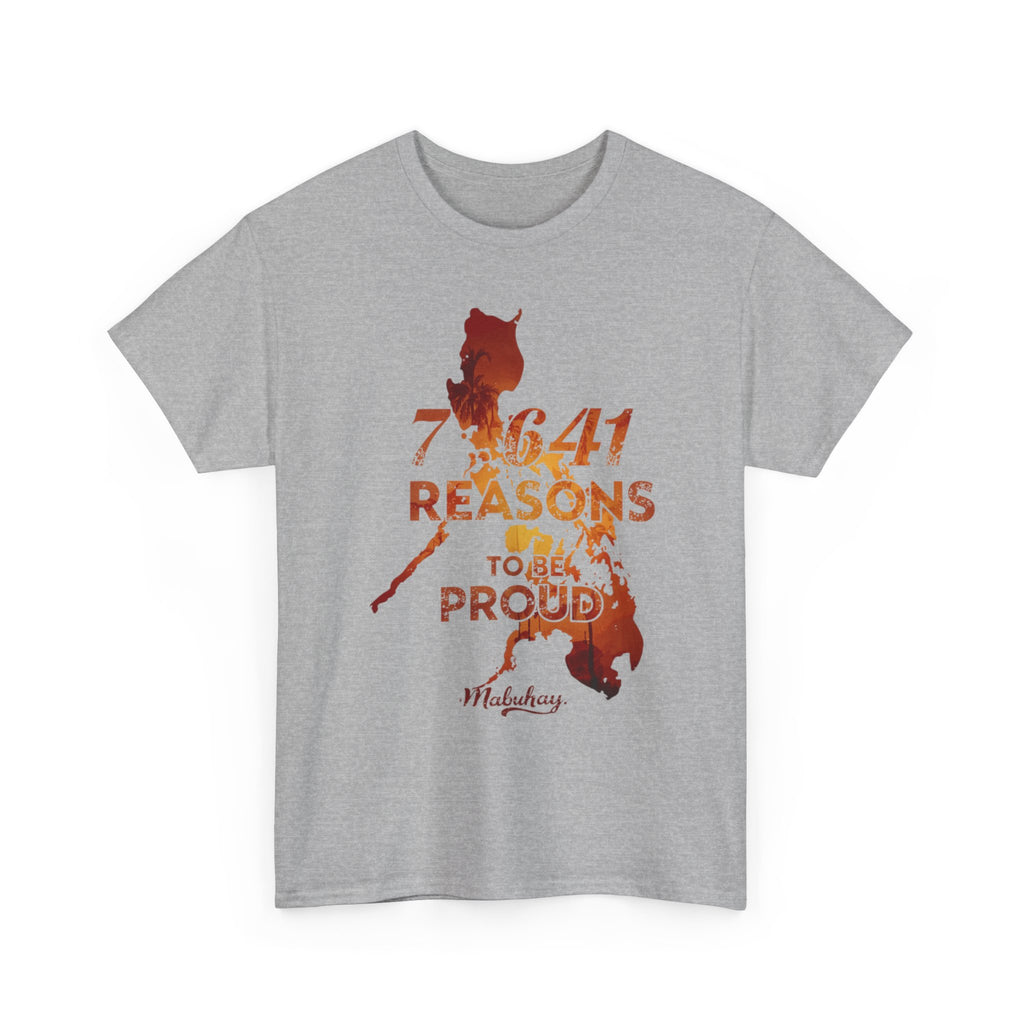 Philippines Pride Tee — "7,641 Reasons to Be Proud" Map Graphic