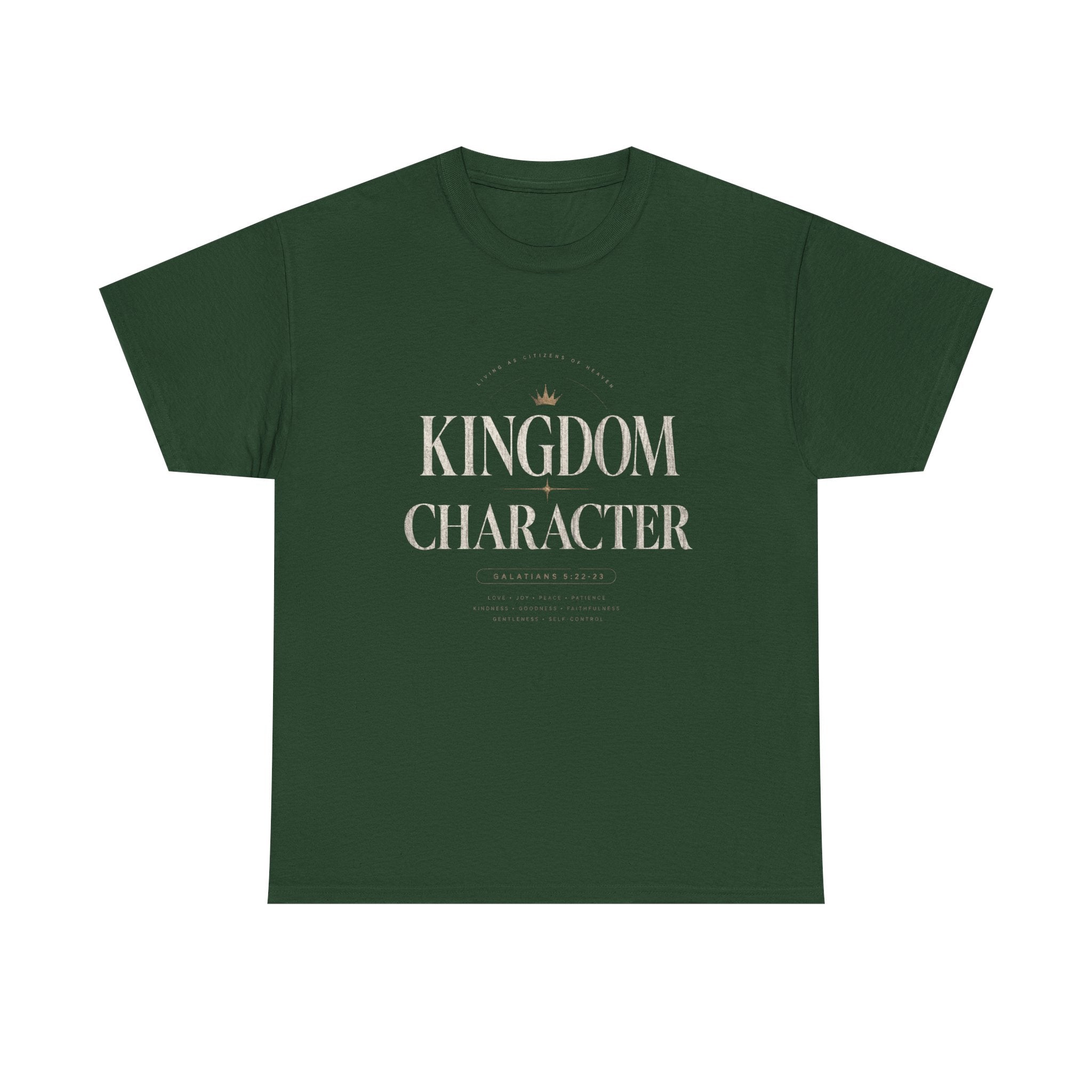 Kingdom Character T-Shirt — Minimalist Faith Graphic Tee