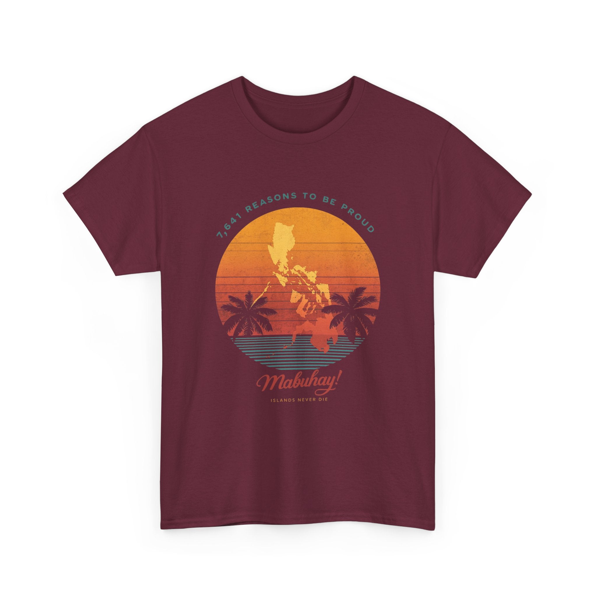 T-Shirt - 'Mabuhay' Tropical Sunset Philippines Pride Tee
