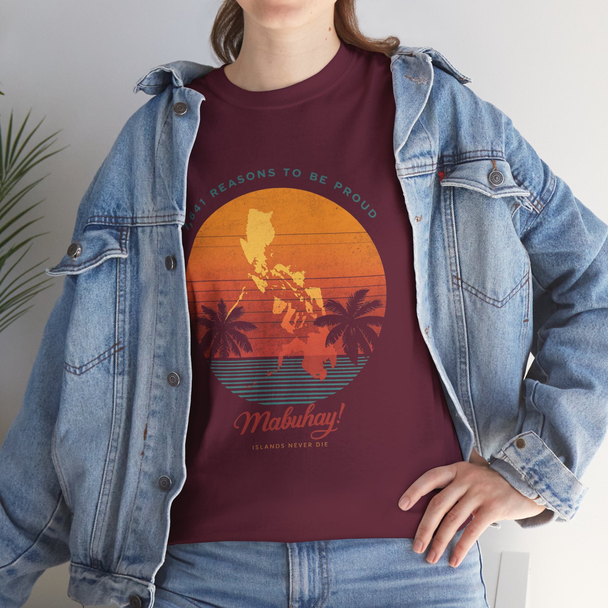 T-Shirt - 'Mabuhay' Tropical Sunset Philippines Pride Tee