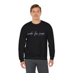 Christian Crewneck Sweatshirt "Made For More" Ephesians 2:10 Pullover, Inspirational Scripture Apparel, Faith Graphic Sweatshirt