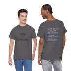 Christian 'Offline' Tee — Back Print: "Go Into Your Room, Close the Door and Pray"