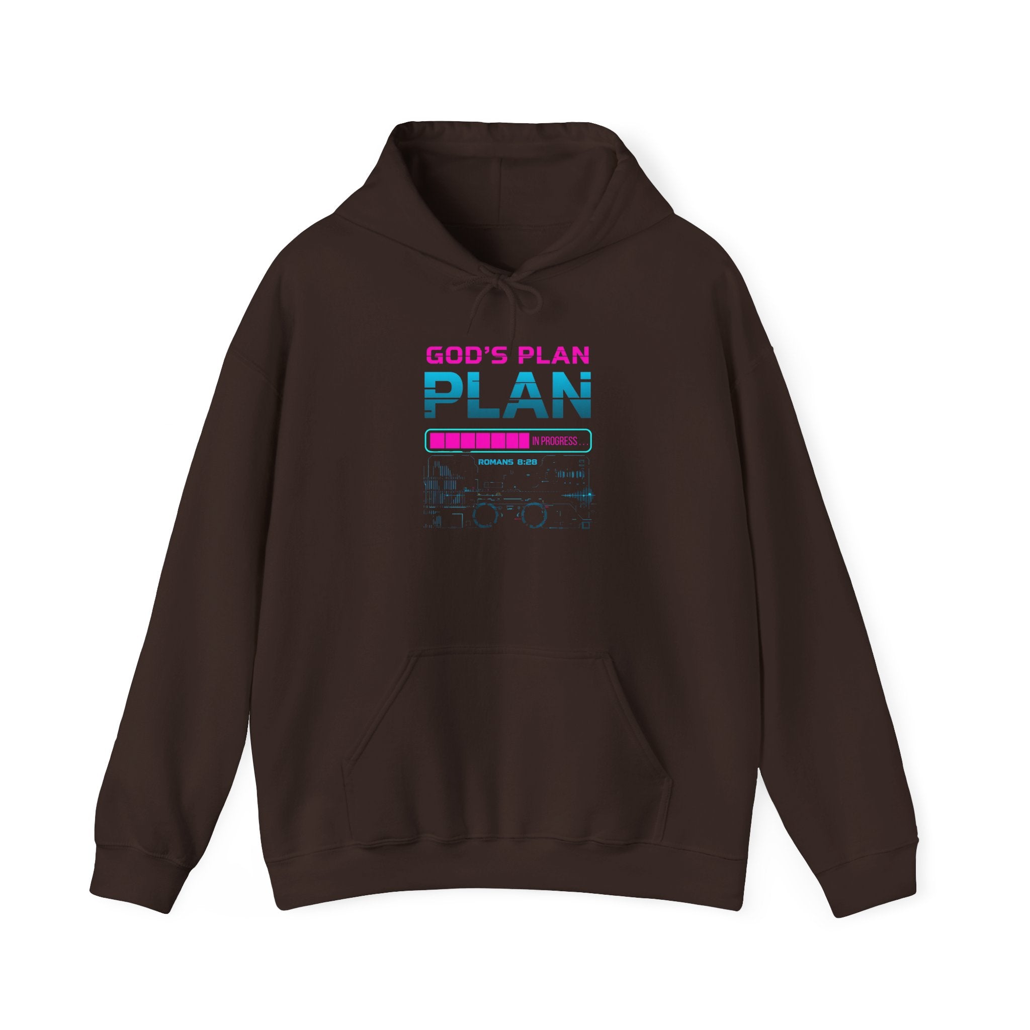 God's Plan Hoodie — Faith-Inspired Retro Graphic Sweatshirt