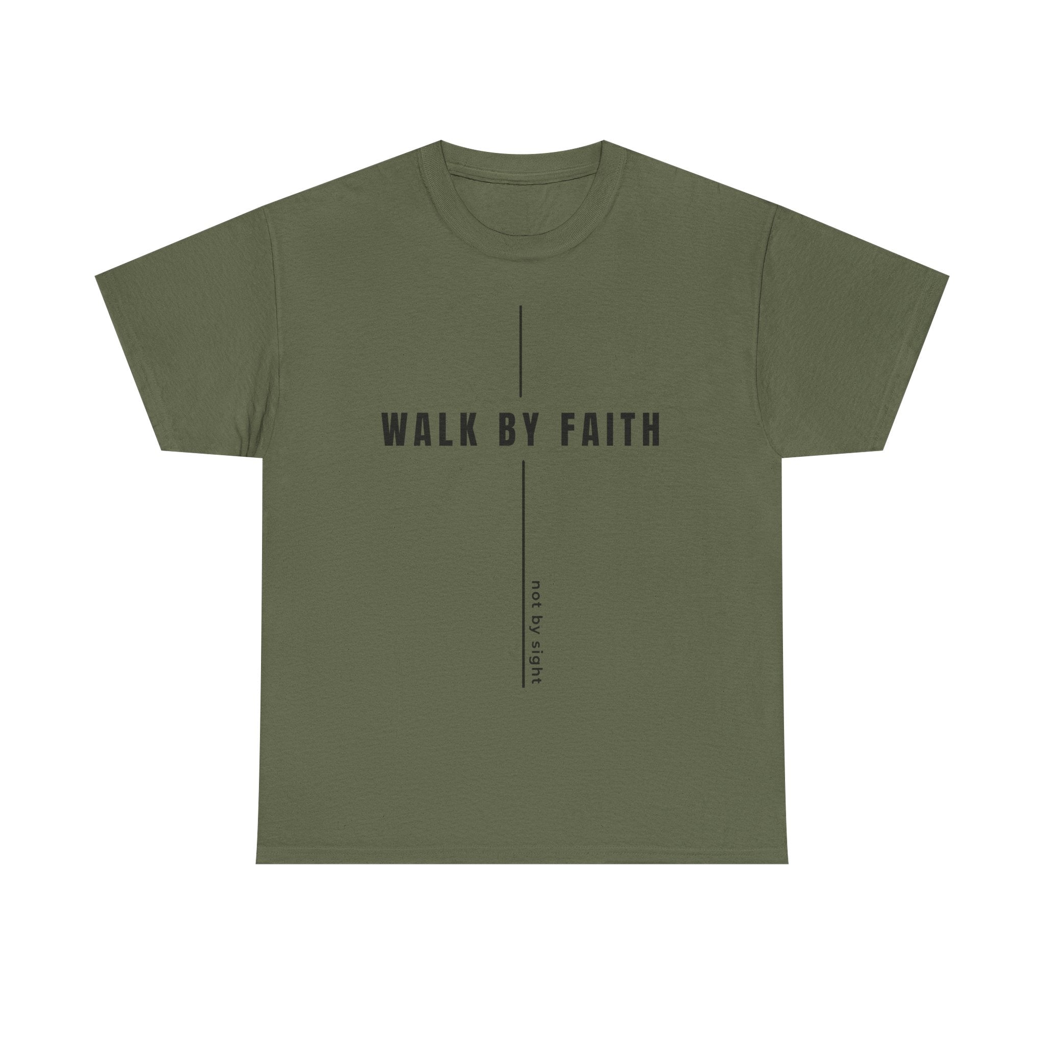 Christian 'Walk By Faith' Tee — Inspirational Faith T-Shirt