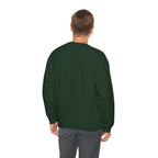 Christian Crewneck Sweatshirt "New Creation" Pullover, 2 Corinthians 5:17 Scripture Apparel, Green Leaf Graphic Sweatshirt