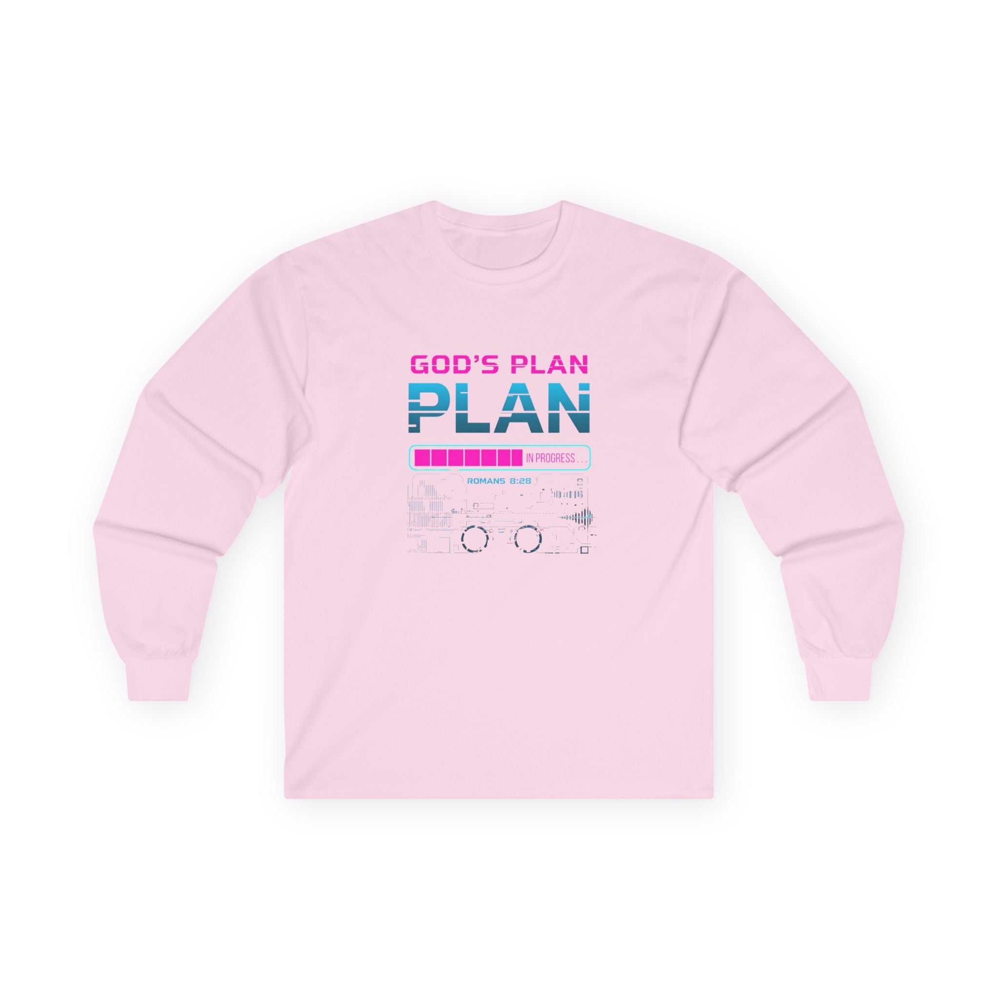 God's Plan Retro Graphic Long Sleeve Tee