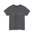 T-Shirt — "Made New" Minimalist Christian Faith Tee