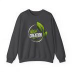 New Creation Sweatshirt – Christian Faith Green Leaf Crewneck