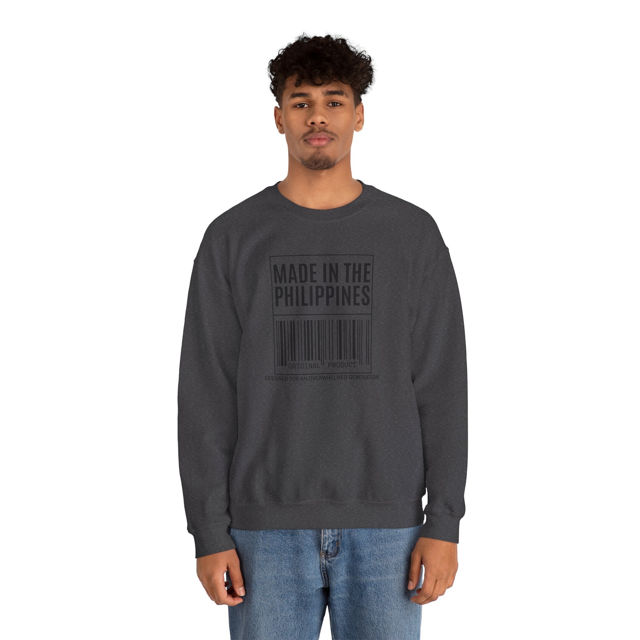 Made in the Philippines Sweatshirt — Barcode Pride Crewneck
