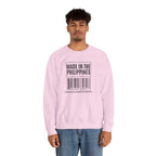 Made in the Philippines Sweatshirt — Barcode Pride Crewneck