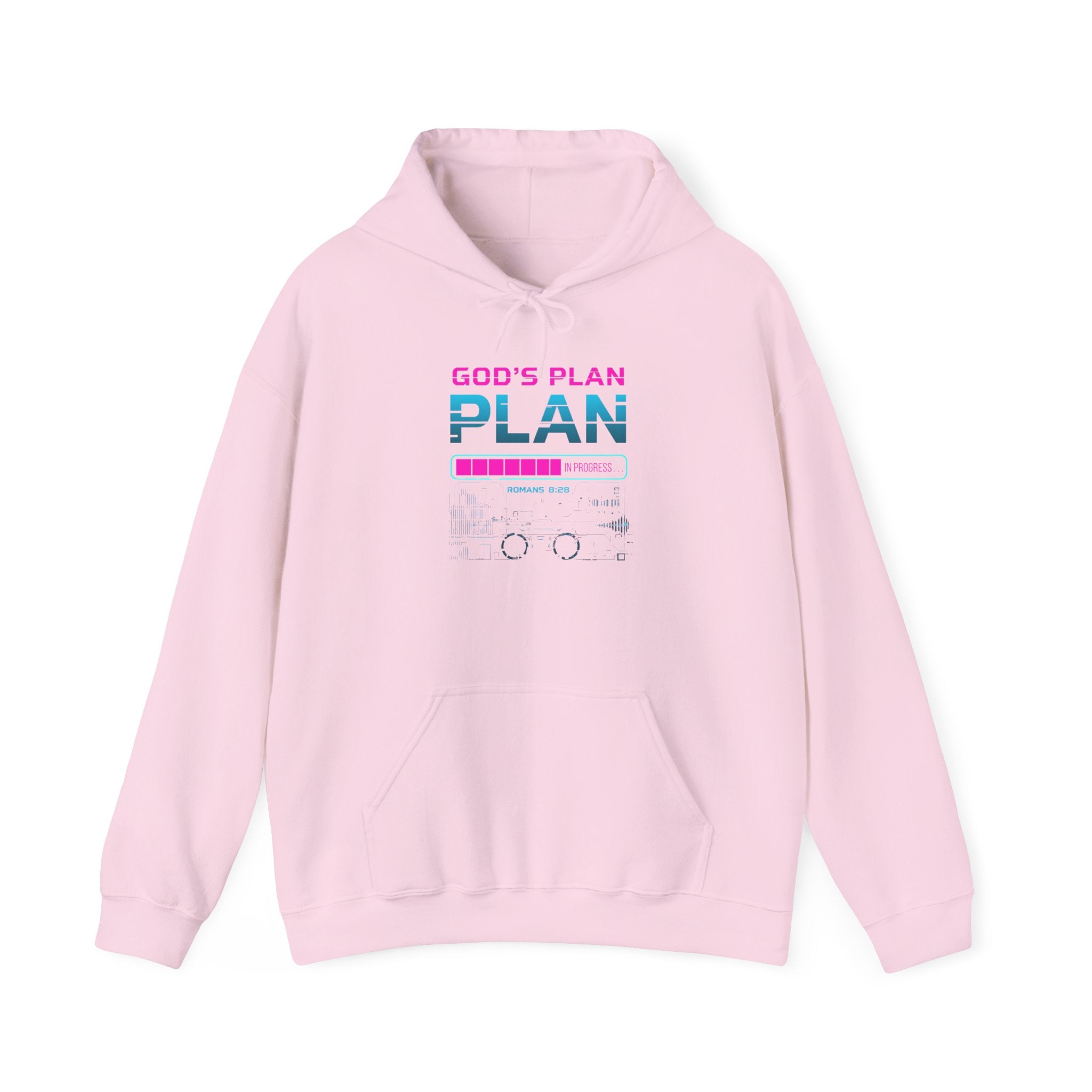 God's Plan Hoodie — Faith-Inspired Retro Graphic Sweatshirt