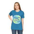 Homeschool Mode Tee — "Always On" Watercolor Kids & Parent Homeschool Shirt