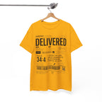 Delivered Graphic Tee — Inspirational Psalm 34:4 Christian T-Shirt