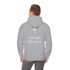Not Perfect — Forgiven Hoodie | Christian Inspirational Sweatshirt (Romans 5:8, Still Loved/Still Chosen)
