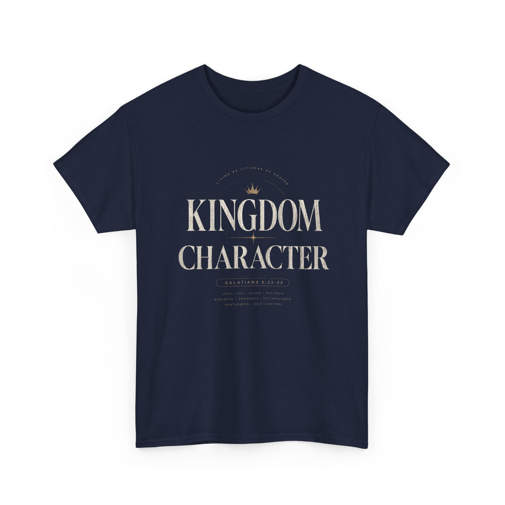 Kingdom Character T-Shirt — Minimalist Faith Graphic Tee
