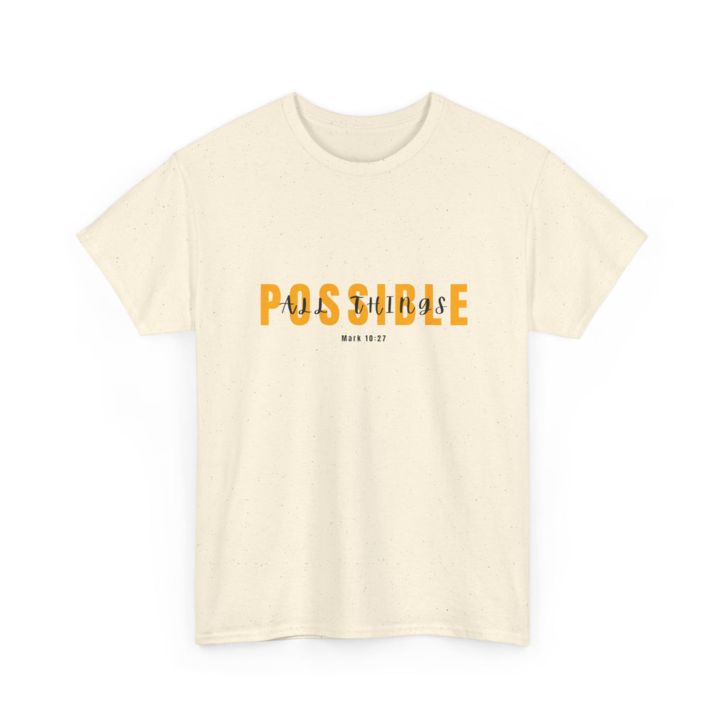 Possible T-Shirt — Inspirational "Possible" Graphic Tee (Optimism, Motivational Quote)