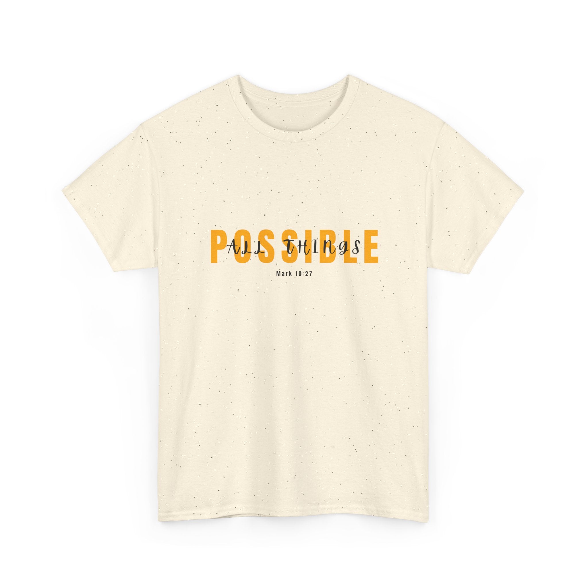 Possible T-Shirt — Inspirational "Possible" Graphic Tee (Optimism, Motivational Quote)