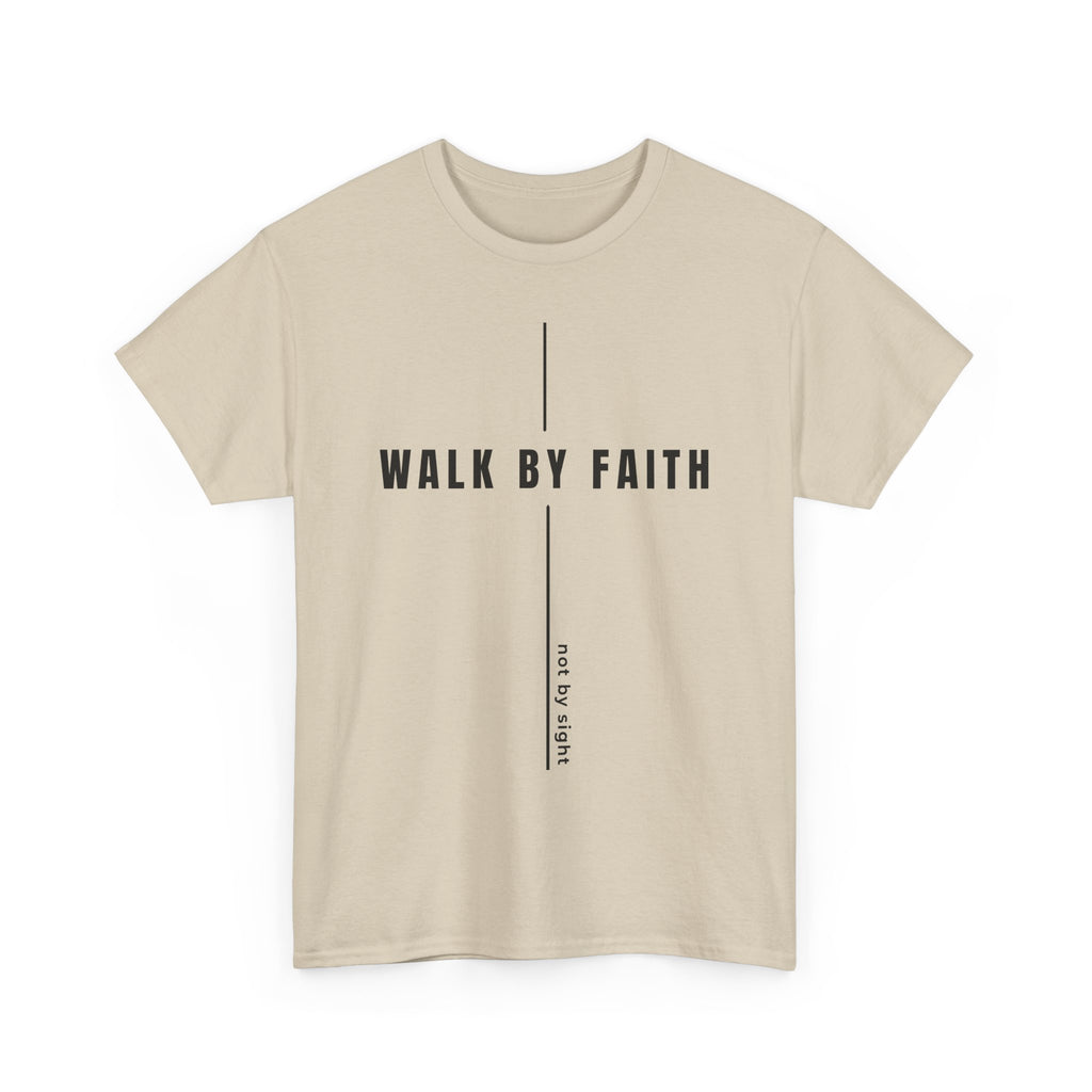 Christian 'Walk By Faith' Tee — Inspirational Faith T-Shirt