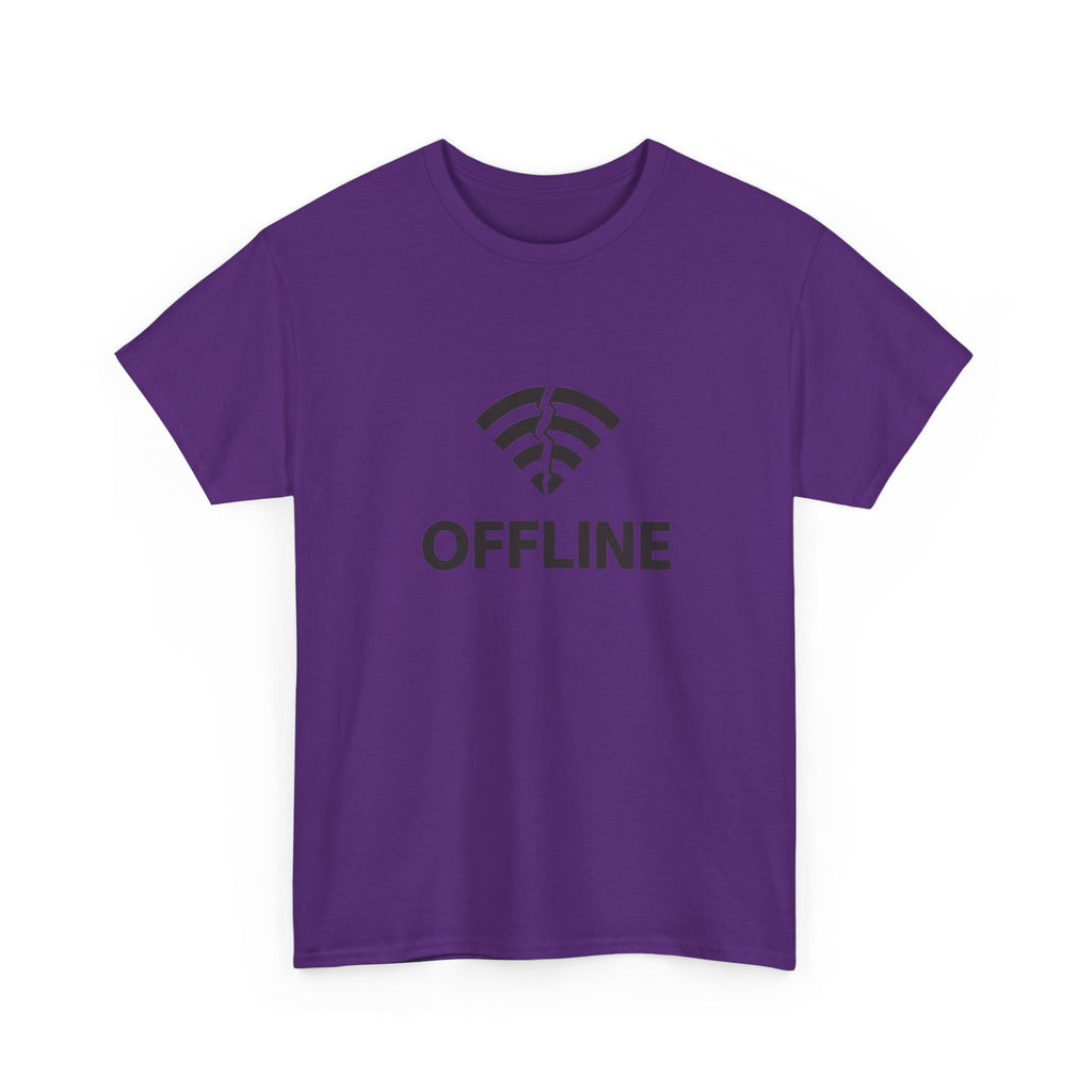 Christian 'Offline' Tee — Back Print: "Go Into Your Room, Close the Door and Pray"