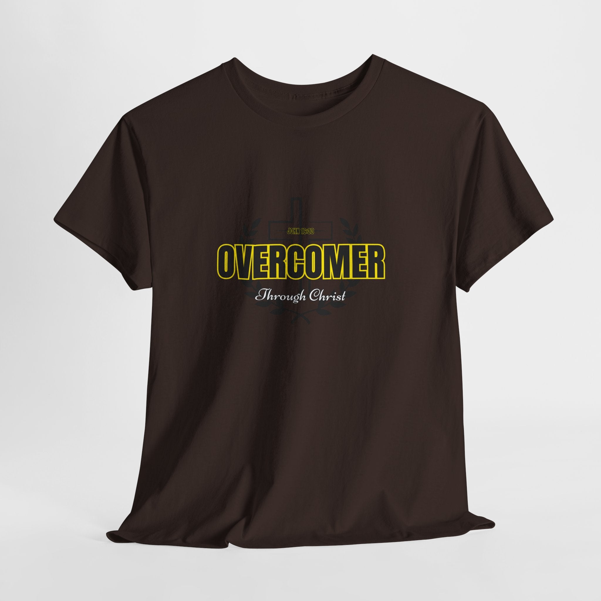 Overcomer Cross T-Shirt — Inspirational Christian Faith Tee