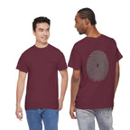 Fingerprint Graphic Tee — Minimalist Identity T‑Shirt