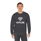 Christian Crewneck Sweatshirt "Offline" Pullover, Go Into Your Room and Pray Back Quote, Faith Streetwear Sweatshirt