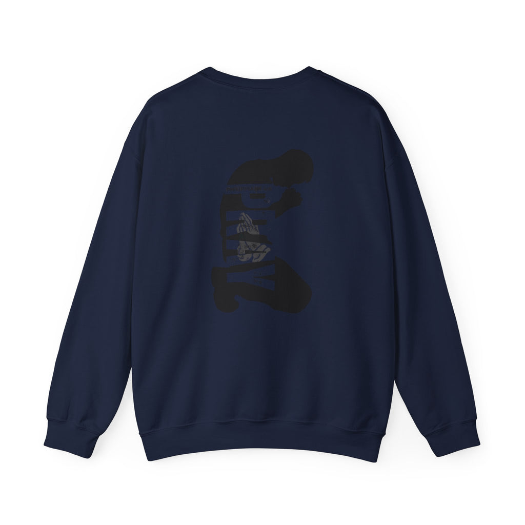 Prayer Graphic Sweatshirt — “Pray More, Panic Less” Crewneck