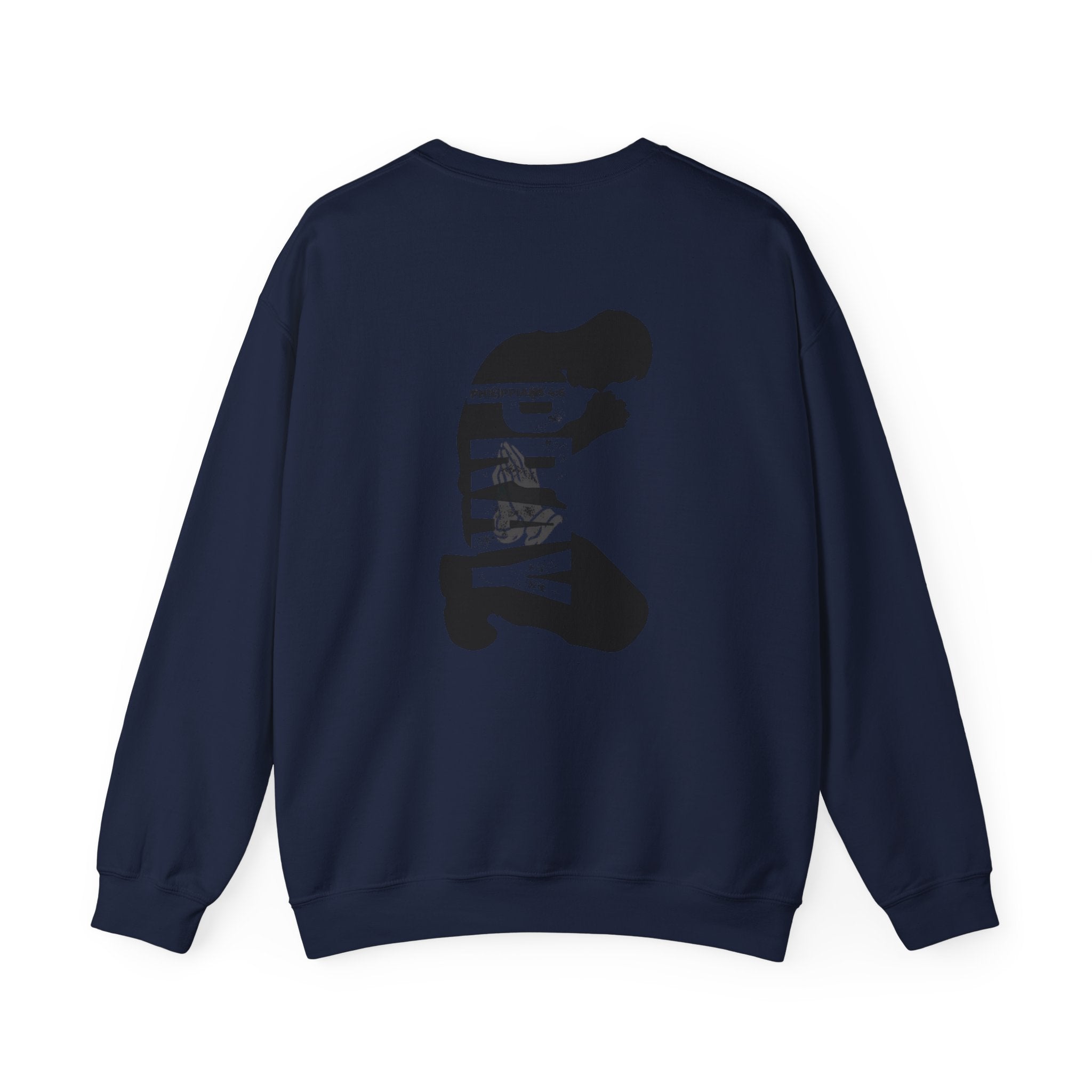 Prayer Graphic Sweatshirt — “Pray More, Panic Less” Crewneck