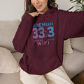 "Heaven Has WiFi" Christian Hoodie | Jeremiah 33:3 Faith Pullover Sweatshirt