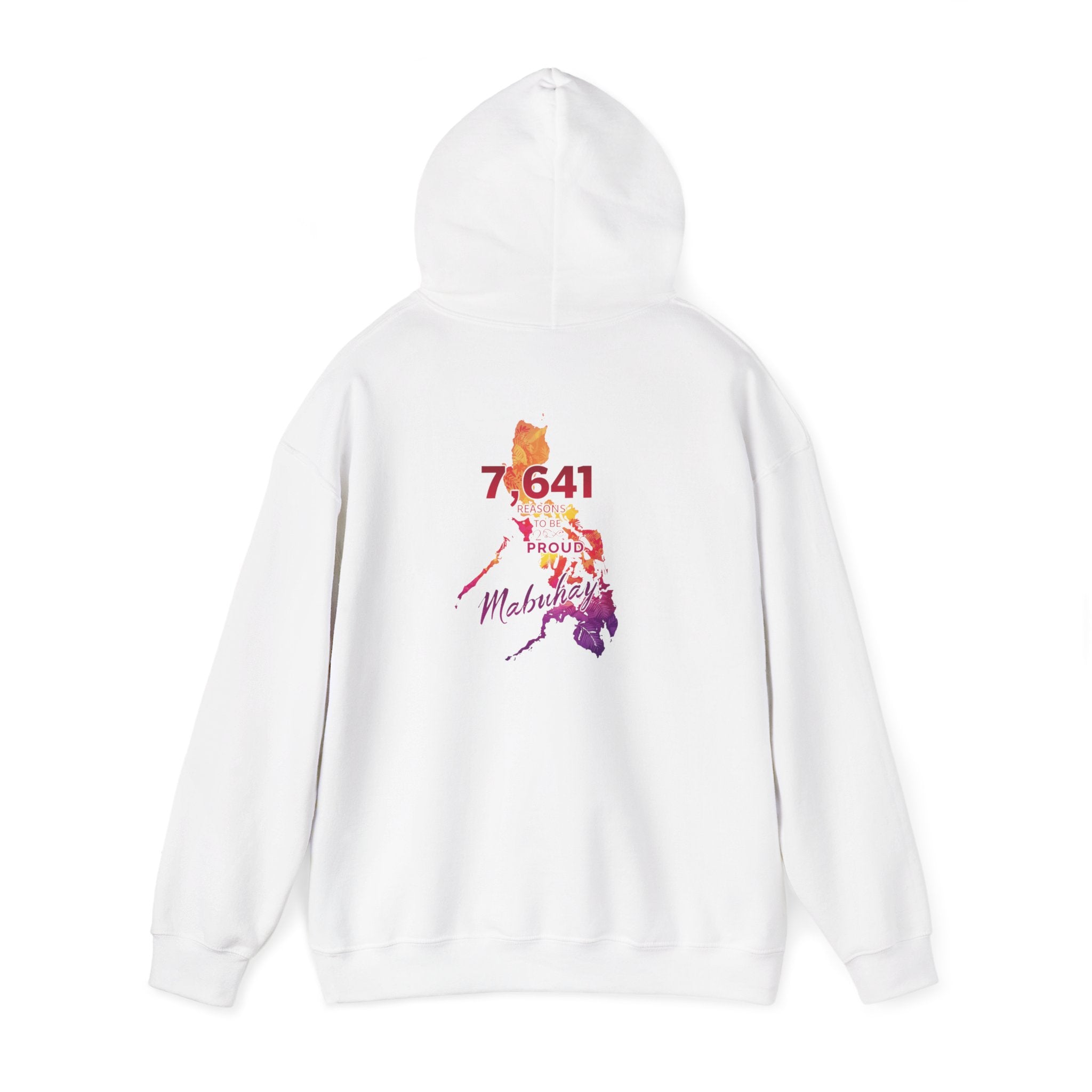 Philippines Pride Hoodie — 7,641 Map Design