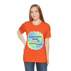 Homeschool Mode Tee — "Always On" Watercolor Kids & Parent Homeschool Shirt