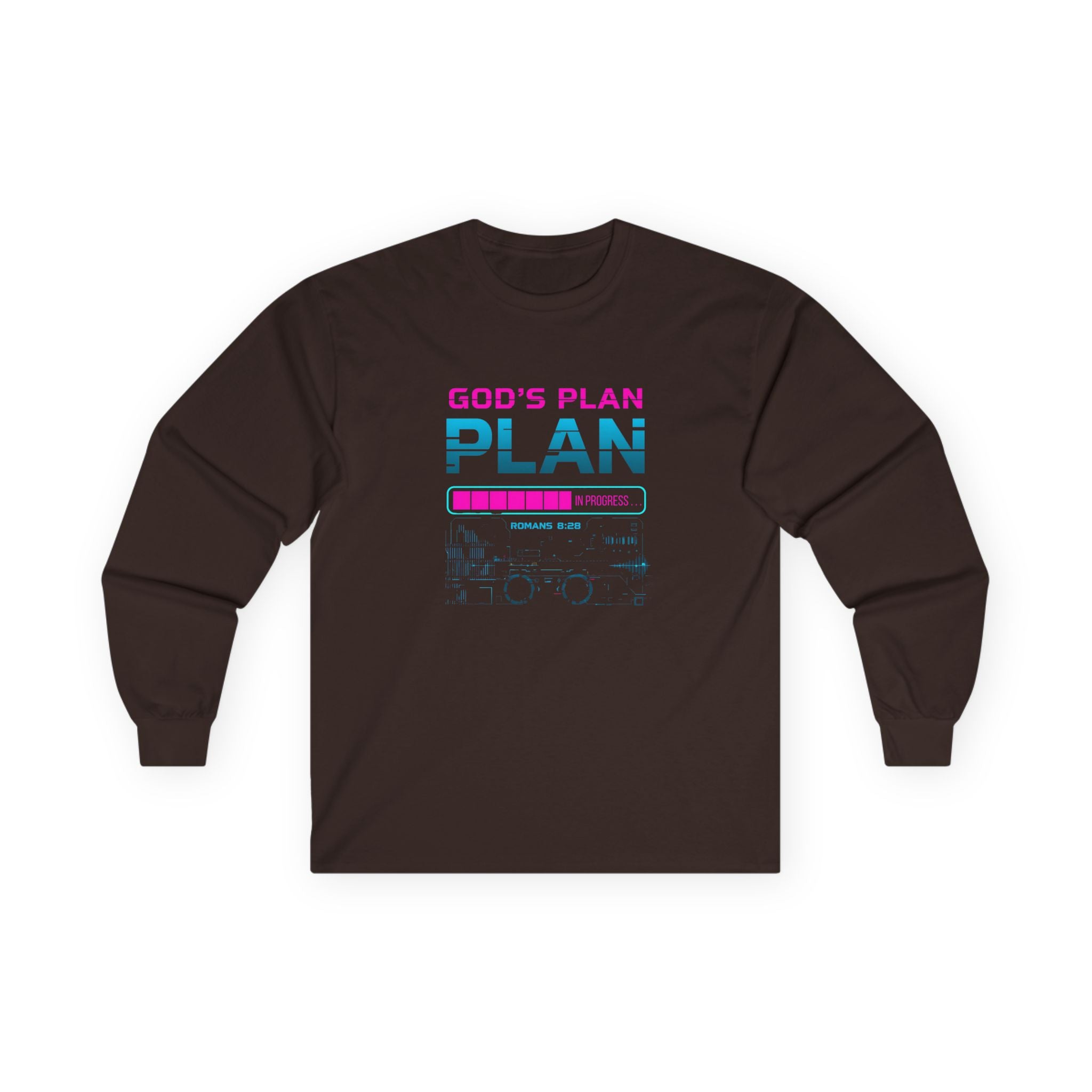 God's Plan Retro Graphic Long Sleeve Tee