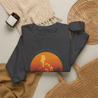 Filipino Crewneck Sweatshirt "Proud to Be Pinoy" Retro Sunset Pullover, Philippines Pride Apparel, Heritage Graphic Sweatshirt