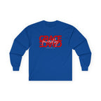 By Grace Long Sleeve Tee — Inspirational Christian Graphic Shirt