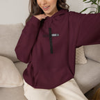 Faith Cross Salvation Hoodie — Minimalist Black Cross Christian Hoodie
