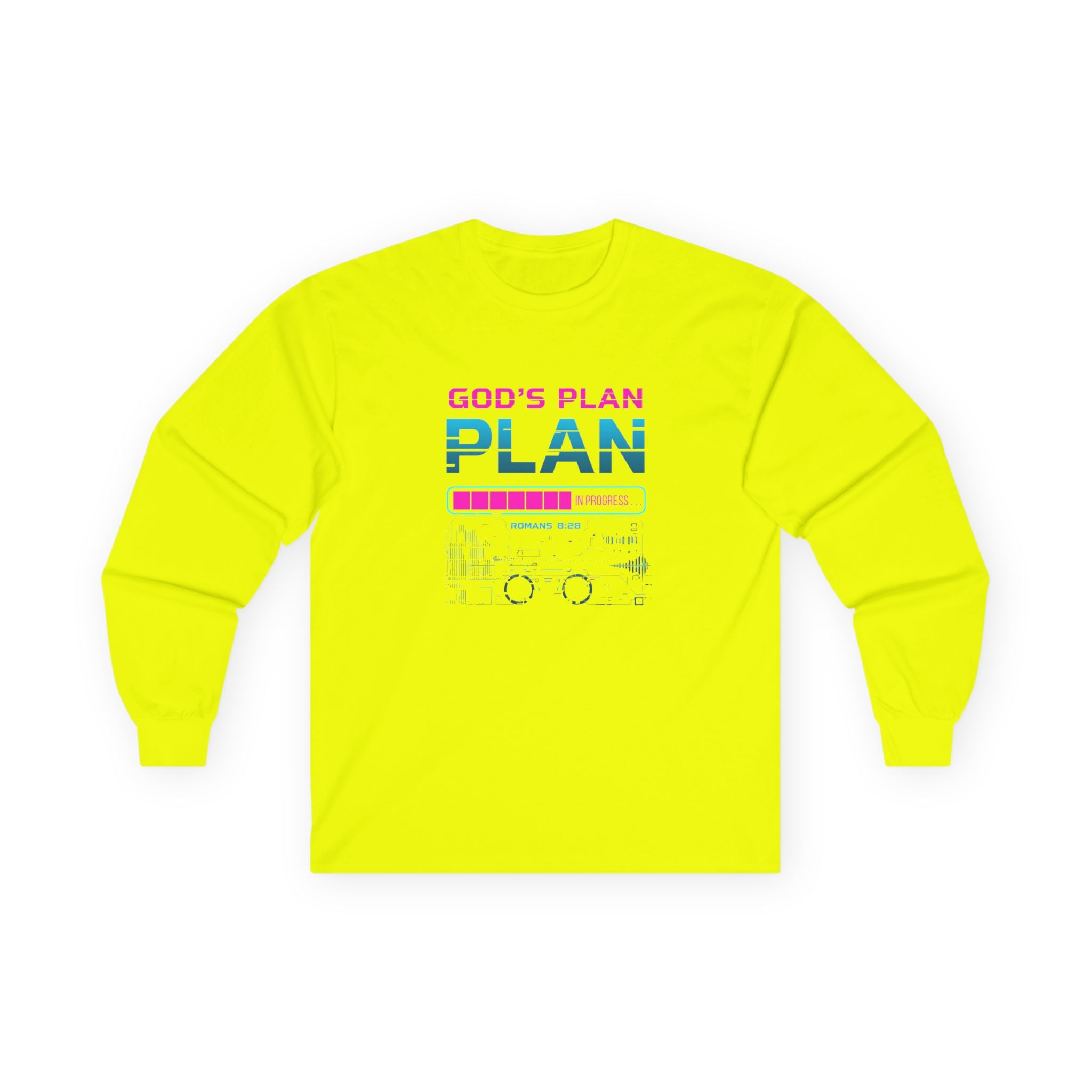 God's Plan Retro Graphic Long Sleeve Tee
