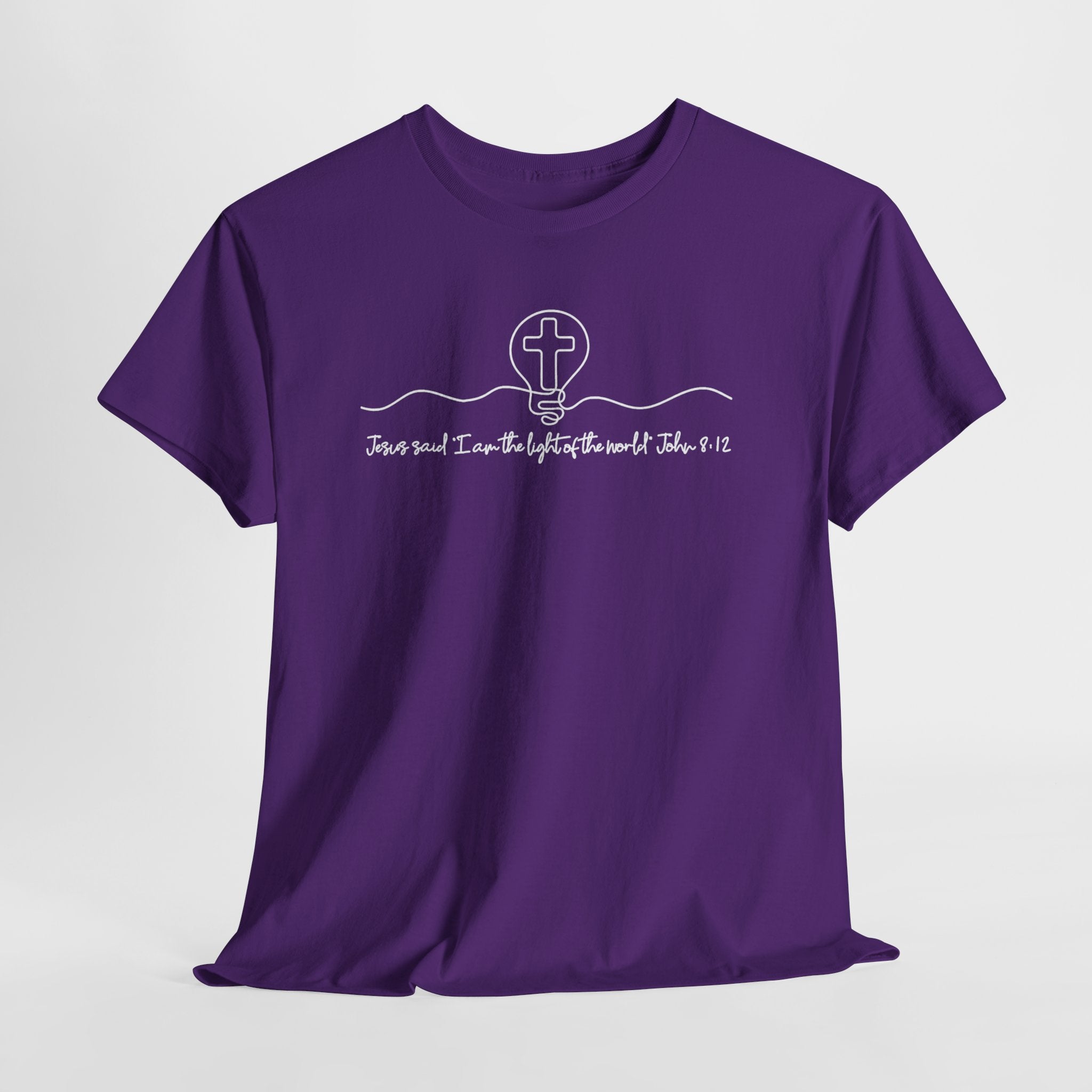 Christian Cross Graphic Tee — "Jesus and I Live By Faith" Inspirational Bible Verse Shirt
