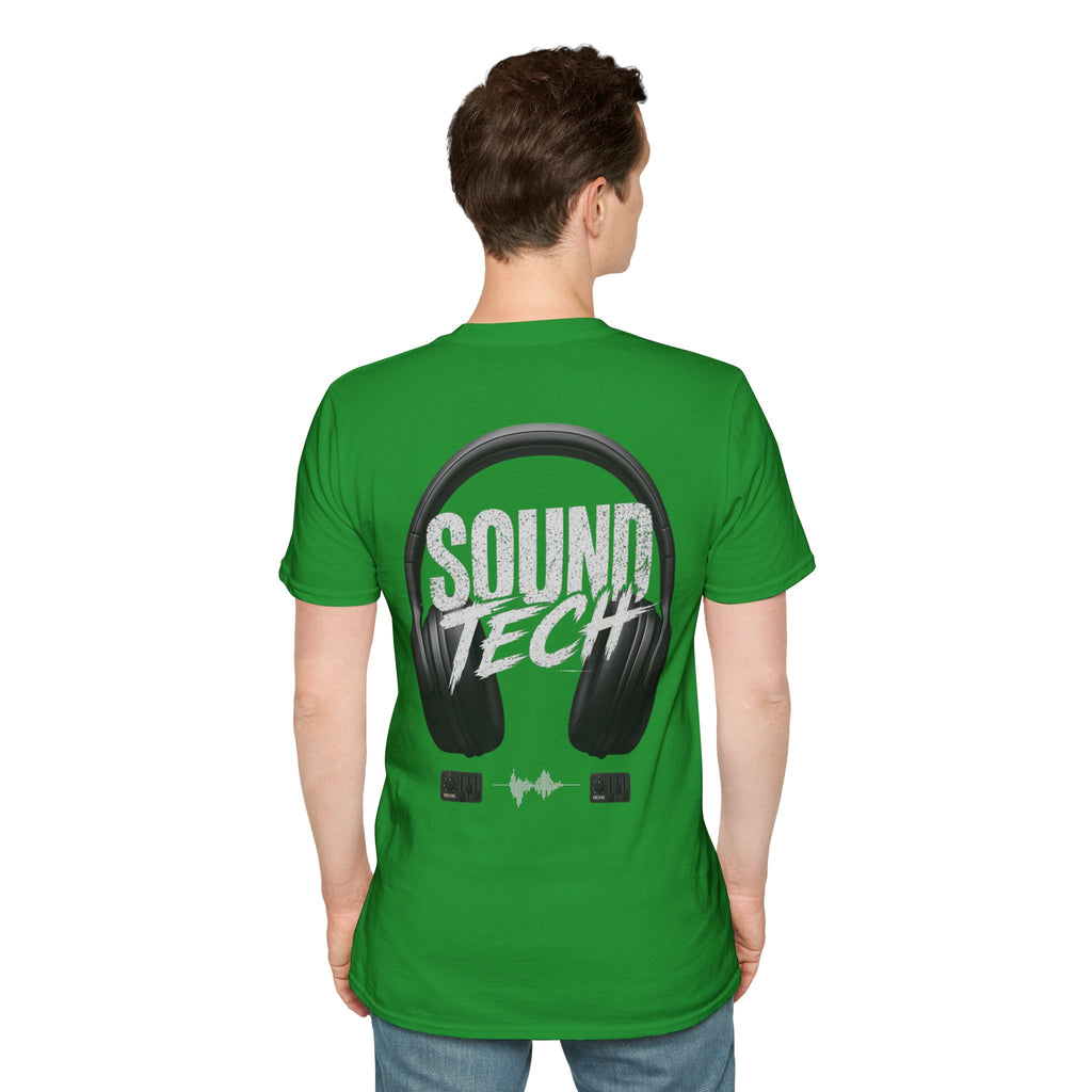 Sound Tech T‑Shirt — Minimalist Crew Neck Tee