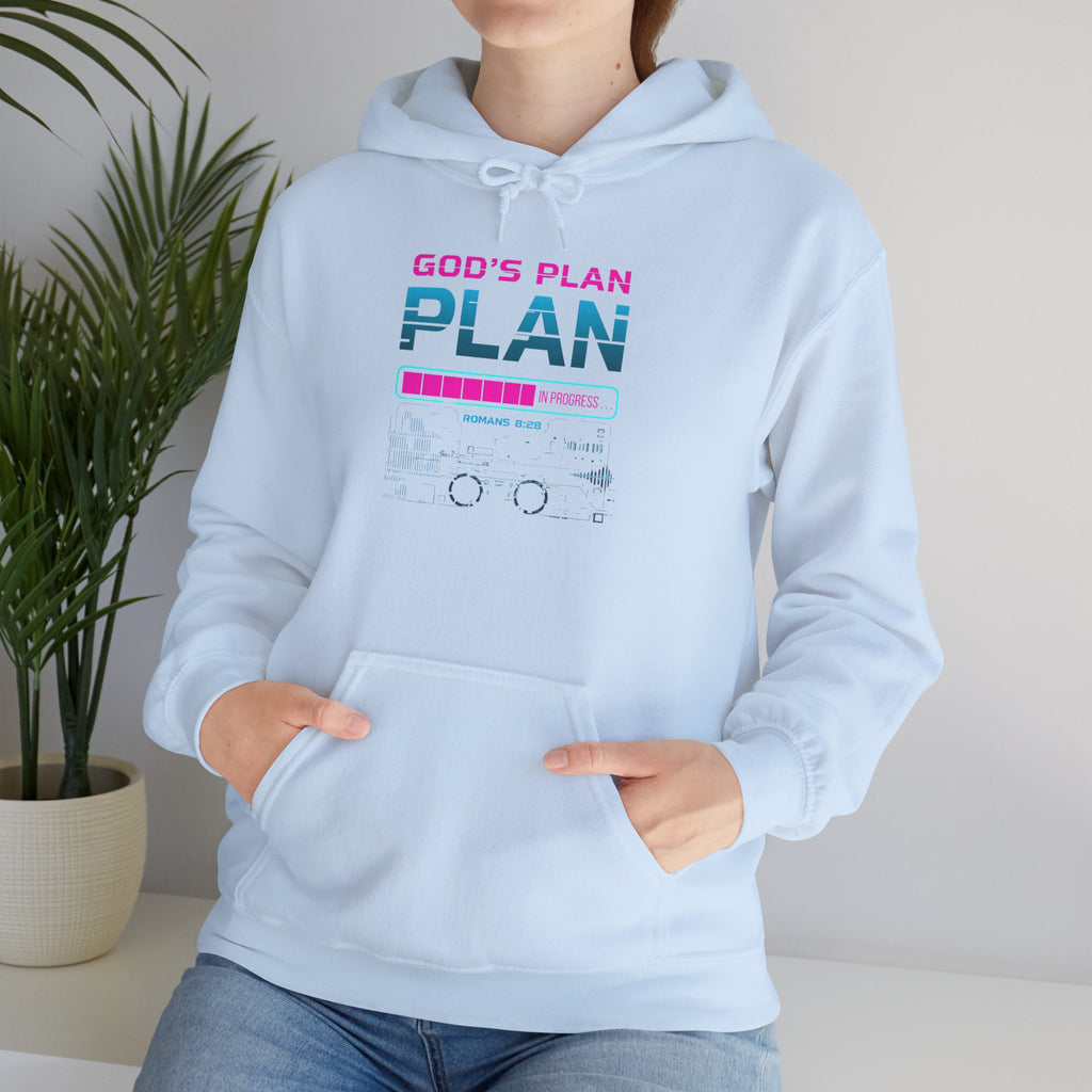 God's Plan Hoodie — Faith-Inspired Retro Graphic Sweatshirt