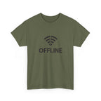 Christian 'Offline' Tee — Back Print: "Go Into Your Room, Close the Door and Pray"
