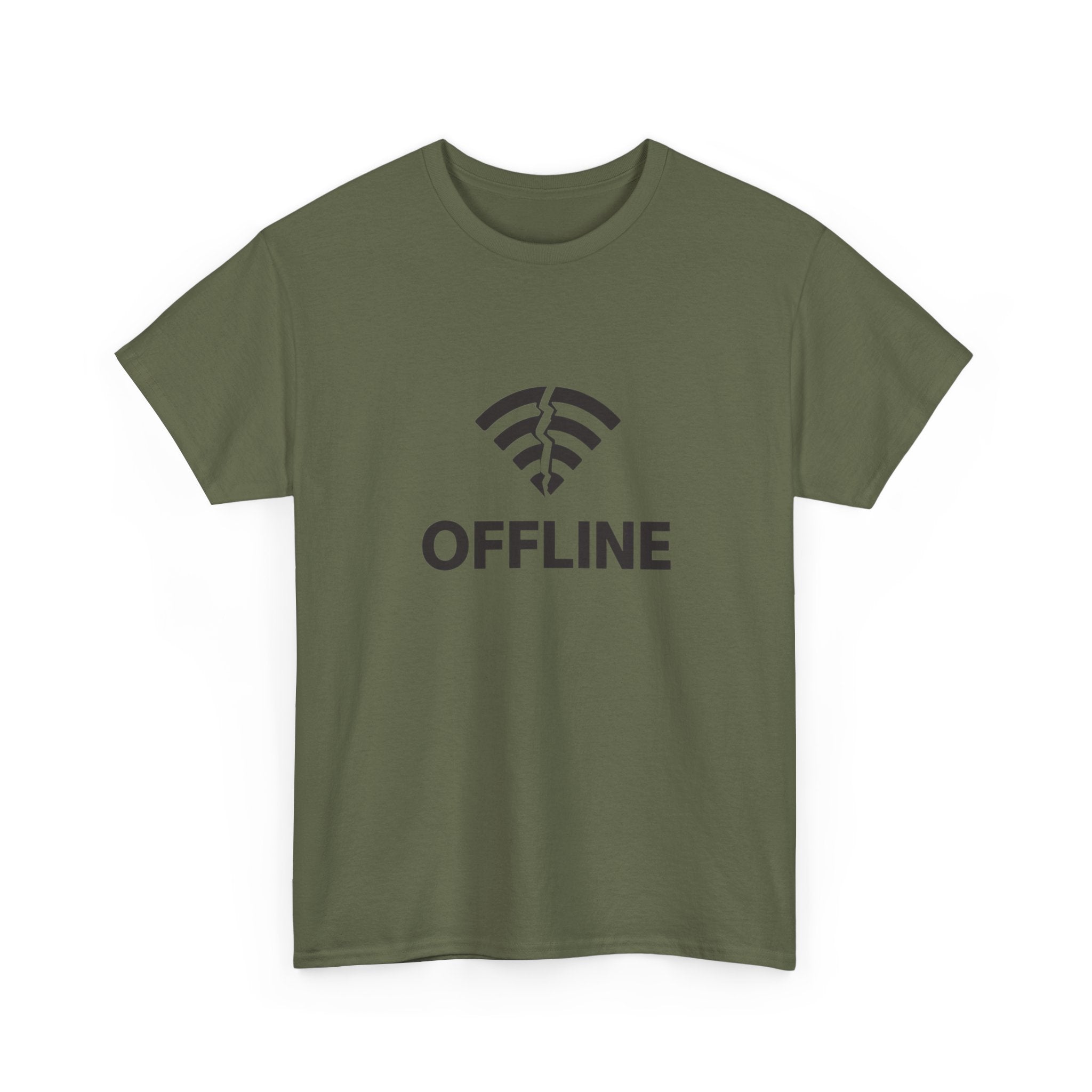 Christian 'Offline' Tee — Back Print: "Go Into Your Room, Close the Door and Pray"